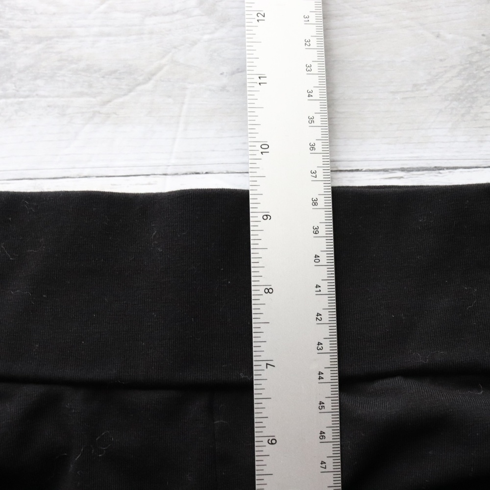 ASOS BLACK PRINTED LEGGINGS - SIZE 2 - Picture 7 of 8